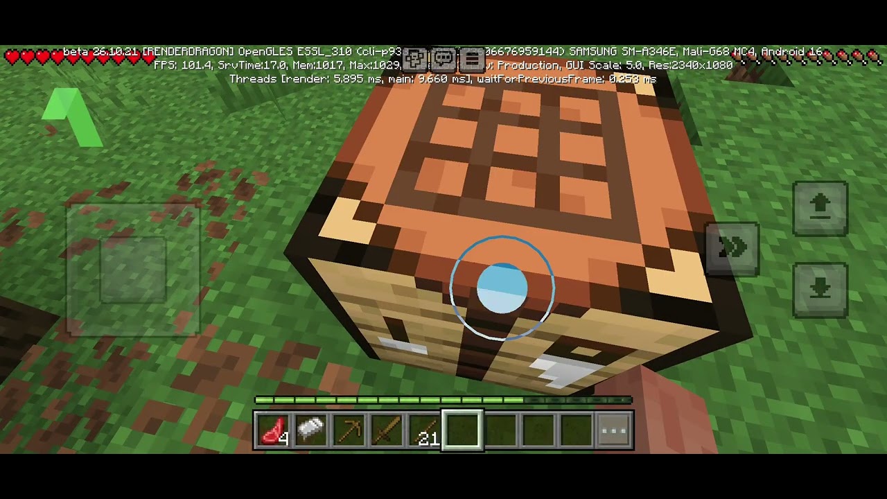 Playing Minecraft in survival mode part 1