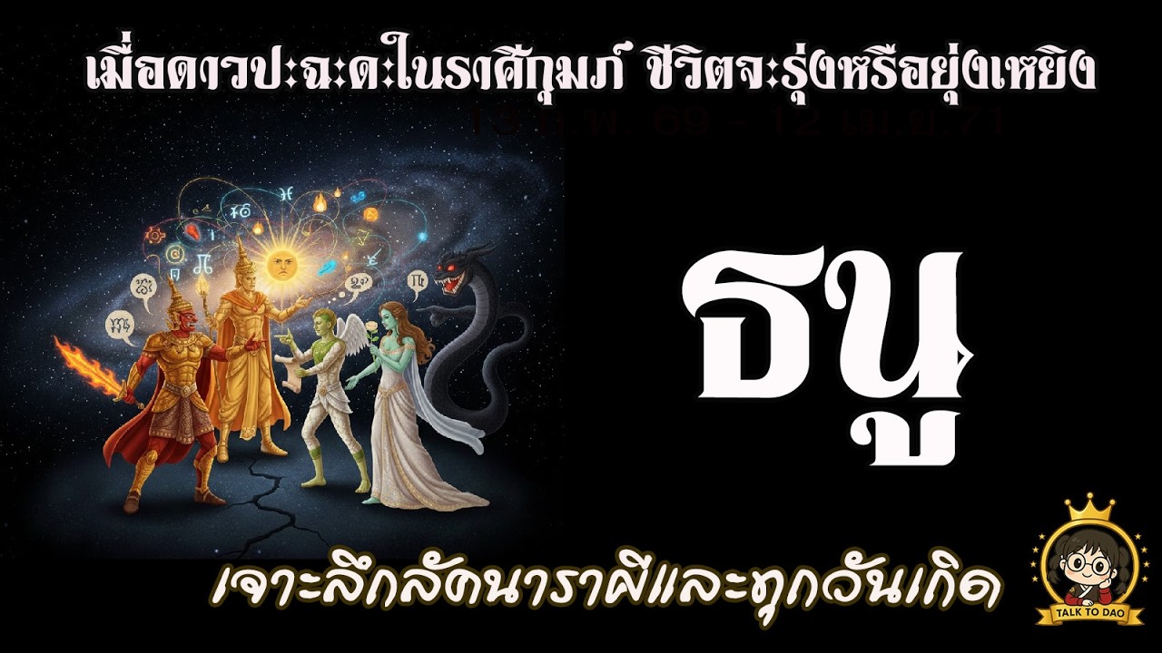 #ธนู อังคารทับเรือนสหัชชะ :23 ก.พ.-2 เม.ย.69 |เมื่อดาวปะฉะดะที่ราศีกุมภ์ชีวิตจะยุ่งหรือรุ่งเรือง!!