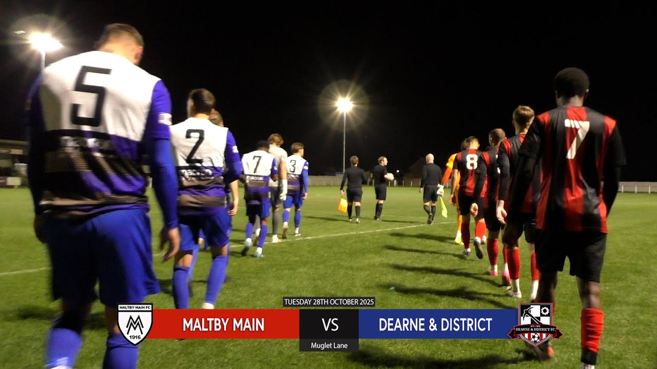 GOALS: Maltby Main 3-4 Dearne & District | CUP (28/10/2025)