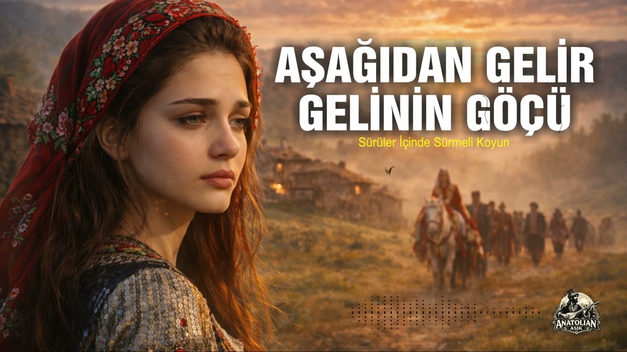 Aşağıdan Gelir Gelinin Göçü - Sürüler İçinde Sürmeli Koyun - Vocals by Elif
