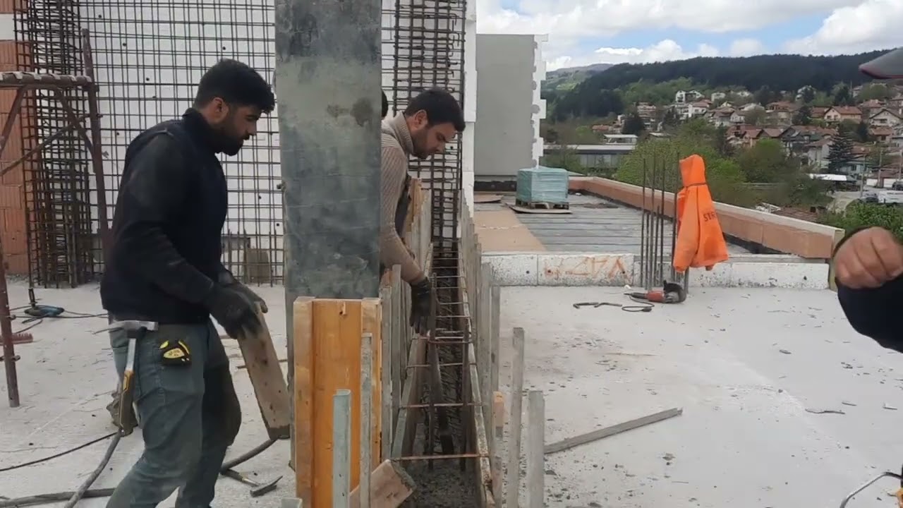 طرقت لتعبيت قولب خرسانة