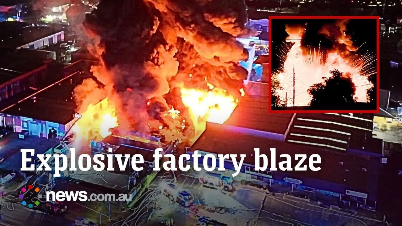 Huge fireball erupts at Sydney waste facility
