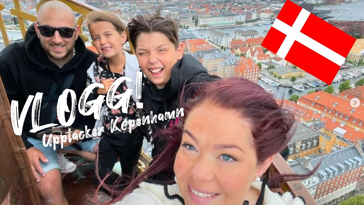 Danmark tour del 6 - Upptäcker Köpenhamn, bor på  Copenhagen Camping och besöker Vor Frelsers Kirke