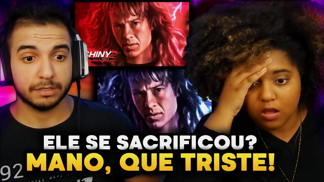 REAGINDO À Eddie Munson | O Meu Ano - AniRap & Eddie Munson (Stranger Things) - Shiny [REACT] 🔥