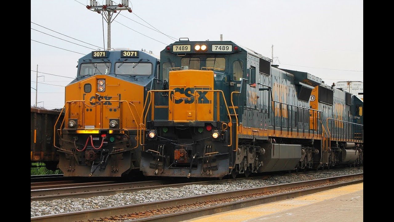 (HD) 4 TRAINS PASS EACH OTHER! Railfanning CSX, Amtrak at Depew