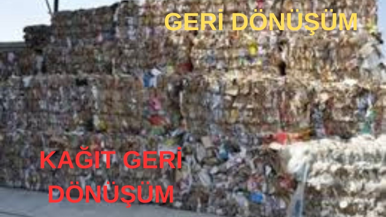 KAĞIT GERİ DÖNÜŞÜM BAŞLADI