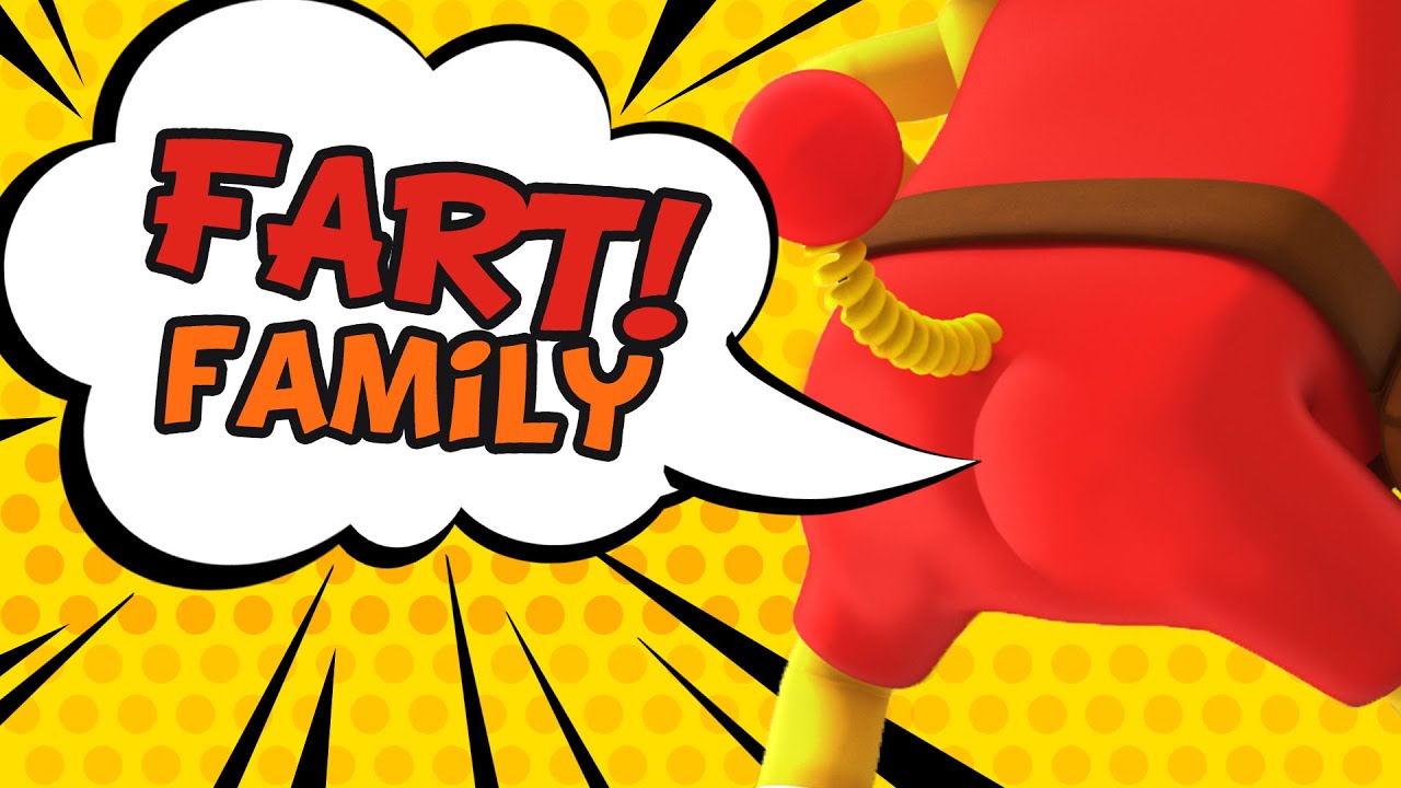 유튜브 인기동요! 뽀잉 방구 가족  Fart Family / English subtitles