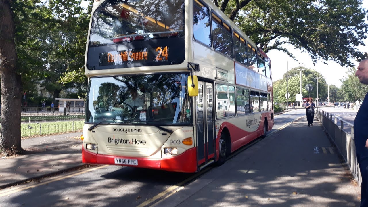 [HILL CLIMB] Onboard Brighton and Hove Scania N94UD Omnidekka 903 (YN56FFC), Route 26