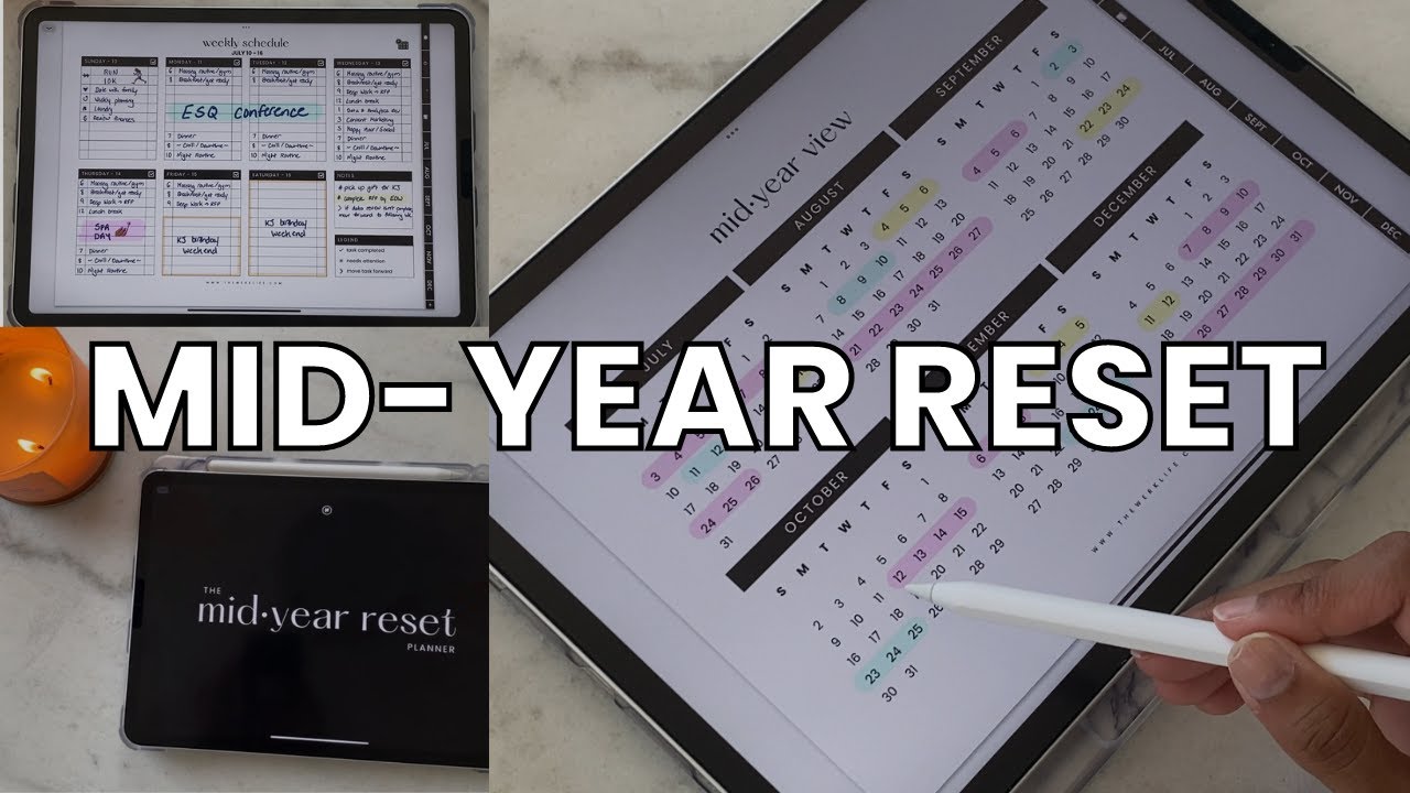 2022 Mid-Year Reset Digital Planner: Tutorial & Walkthrough | The Werk Life Shop