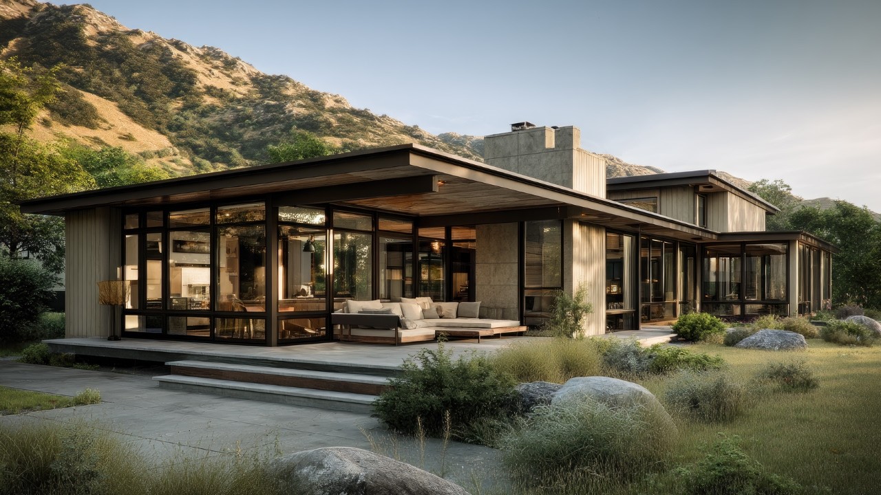 Mastering Space & Light: The Ultimate Modern Minimalist Single Story House Plan