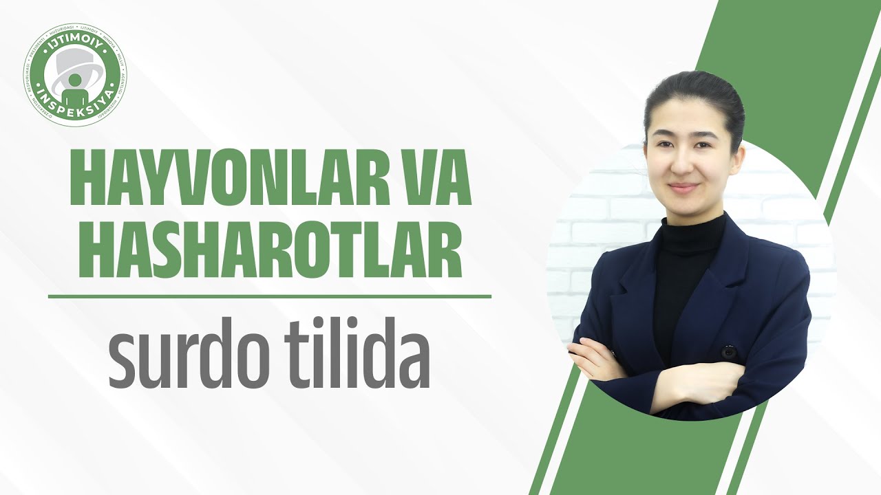 20-darslik. Hayvonlar va hasharotlar.