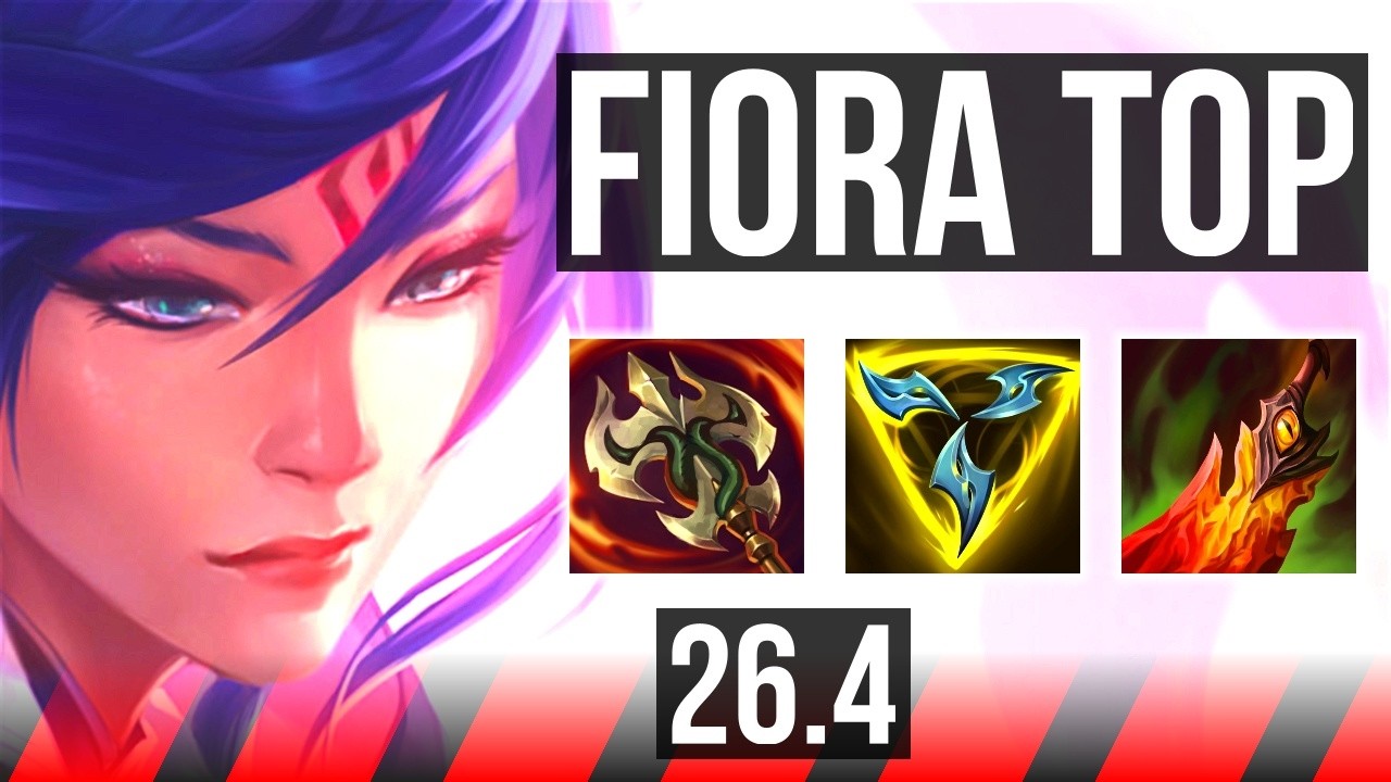 FIORA vs AATROX (TOP) | KR Challenger | 26.4
