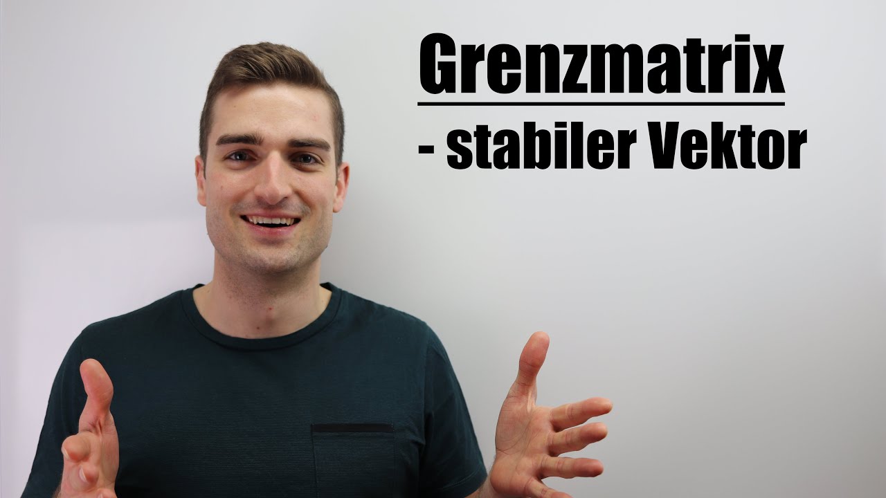 Stochastische Prozesse - Grenzmatrix, Stabilit&auml;tsvektor / Fixvektor | Fit im Mathe-Abi