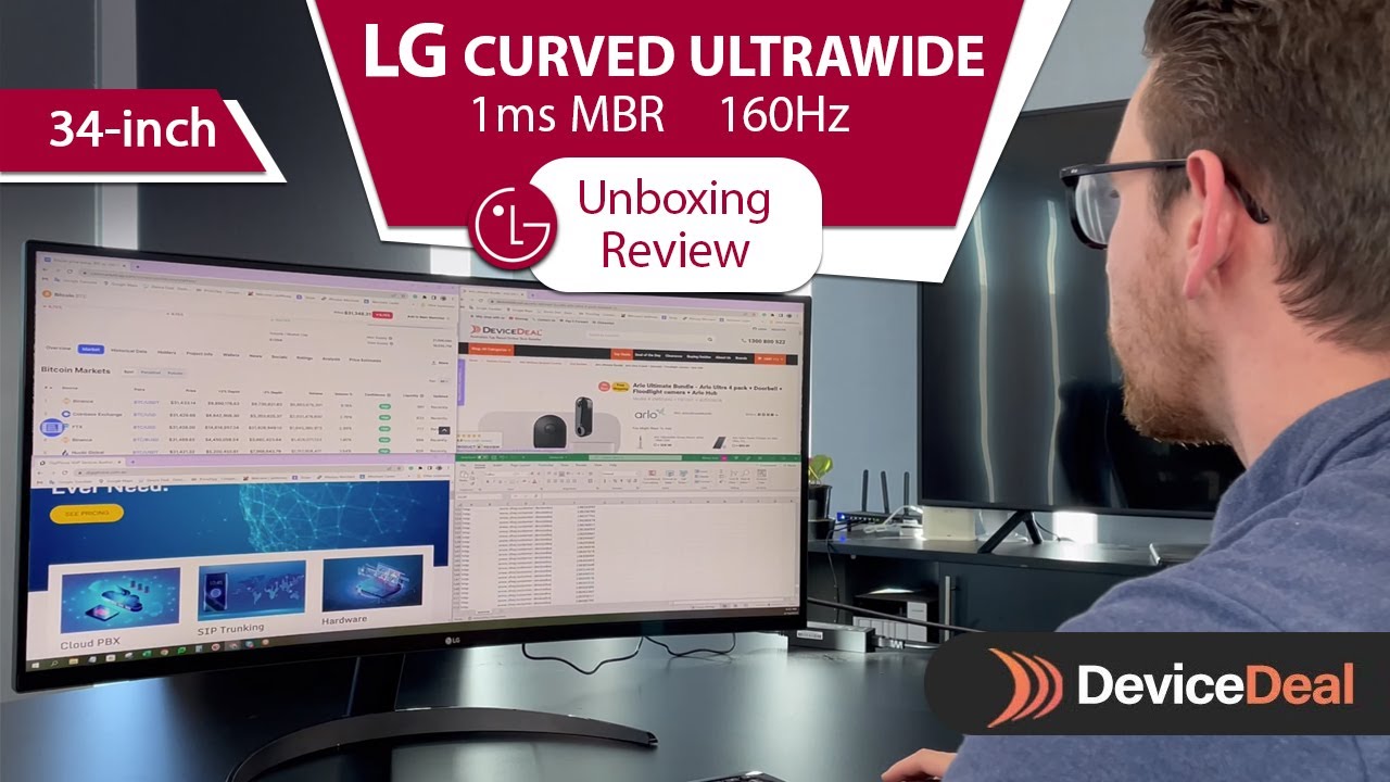 LG Curved UltraWide  34WP60C  QHD 34 " Monitor - Review