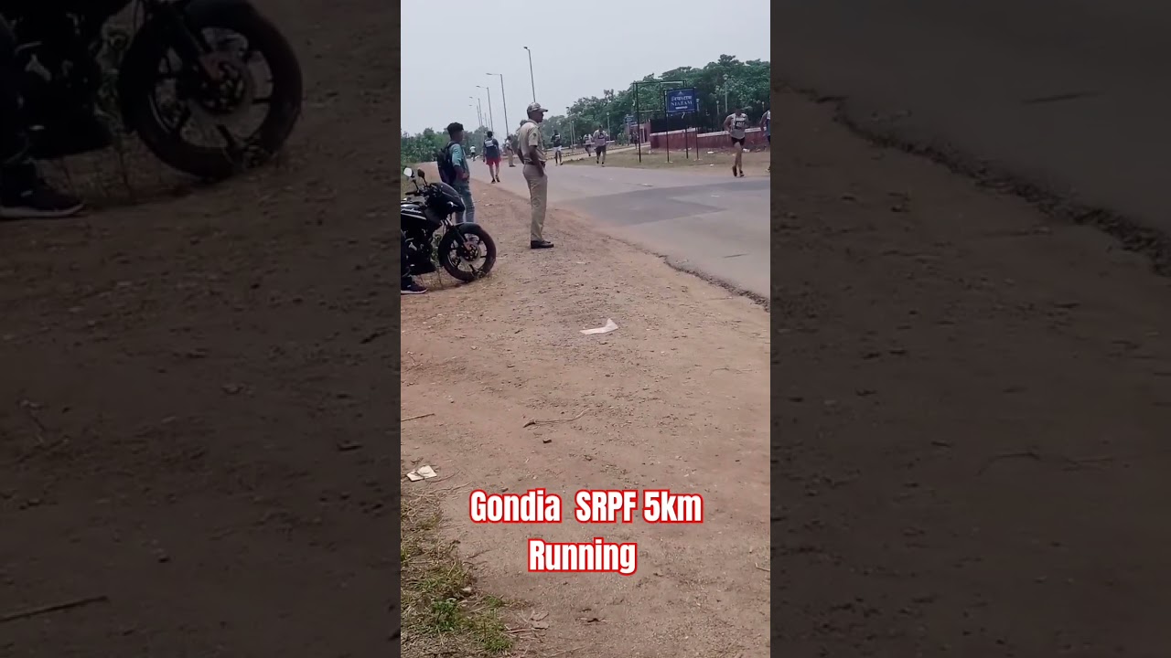 Gondia Dist. Srpf 5 km running..