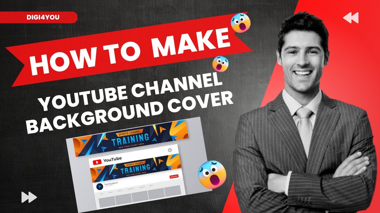 How To Make Youtube Channel Banner || Youtube Cover Kaise Banaye || Youtube Channel Art || Digi4You