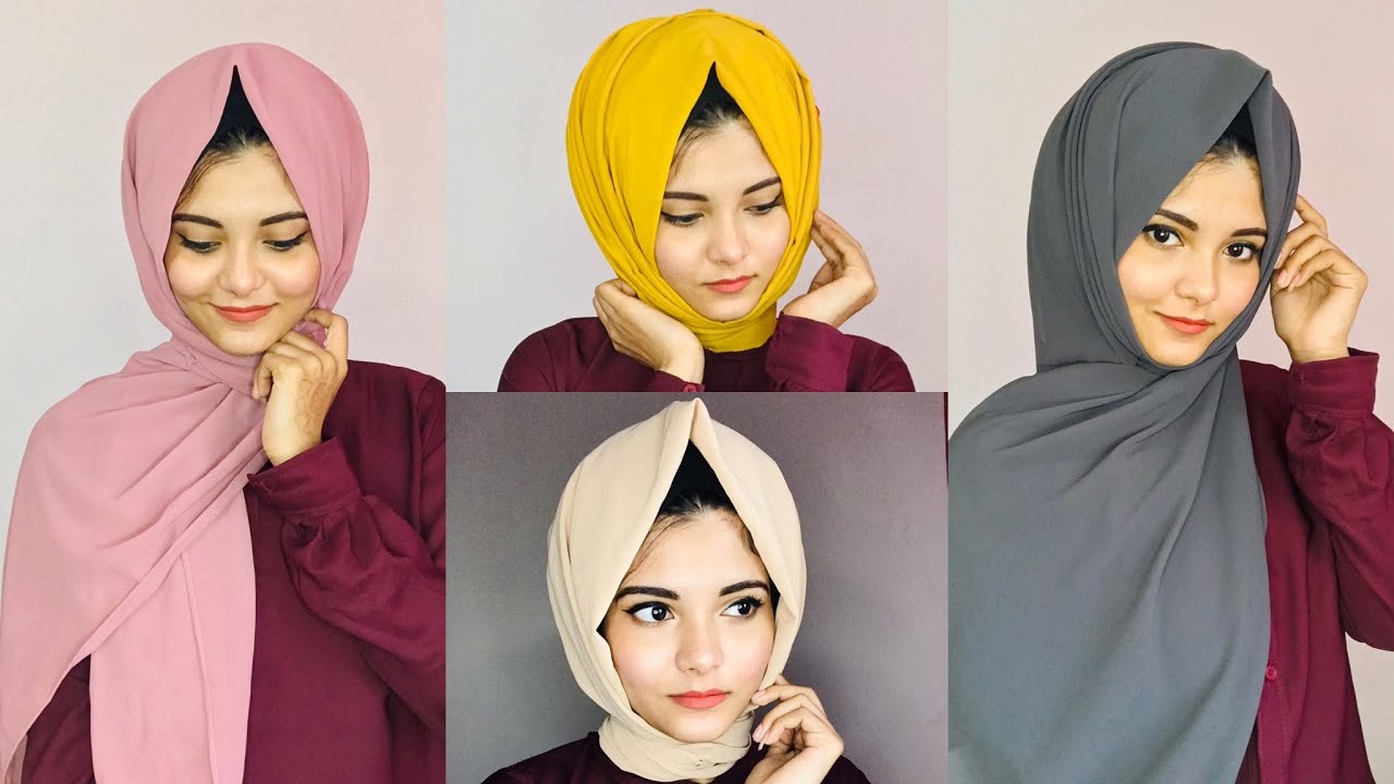 My everyday hijab styles | easy hijab tutorials