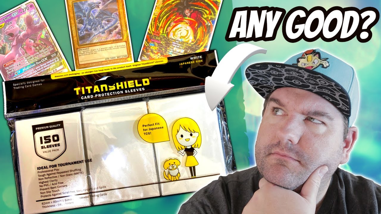 Amazon's TitanShield Card Sleeve Review! Pokemon TCG, DBS and Yugioh!
