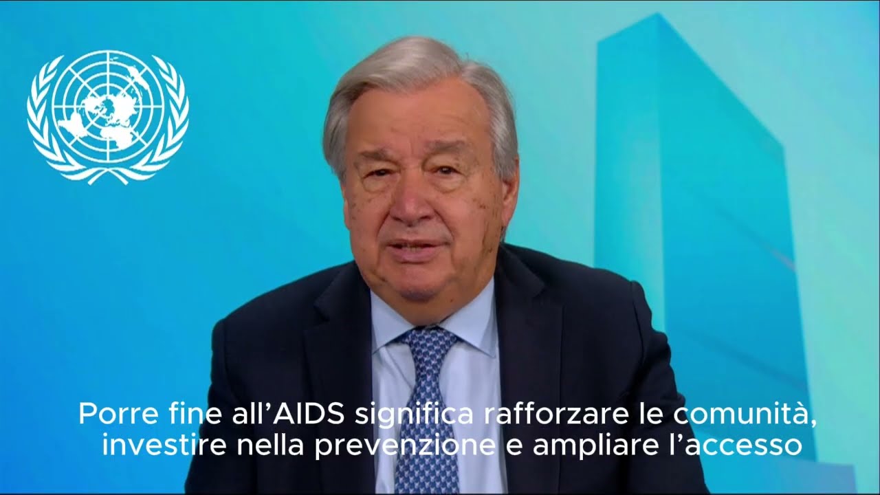 Il messaggio del Segretario Generale ONU António Guterres per la Giornata Mondiale contro l’AIDS