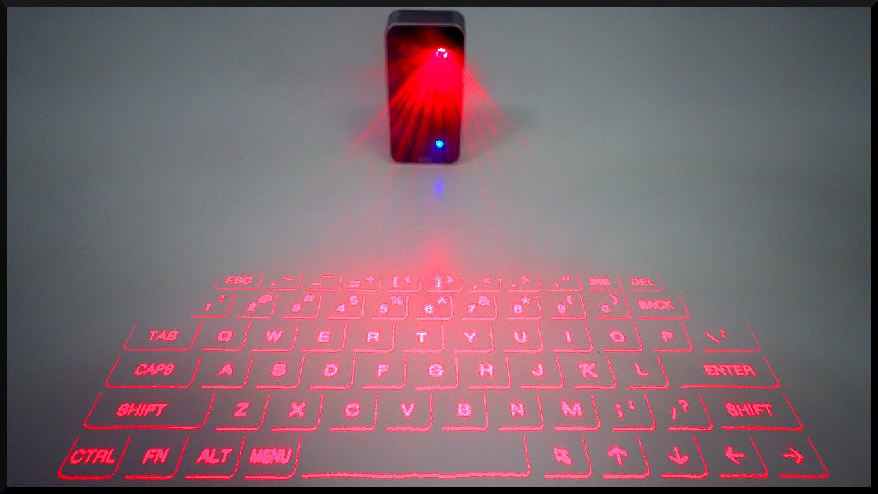 Laser Keyboard?! (with typing test)