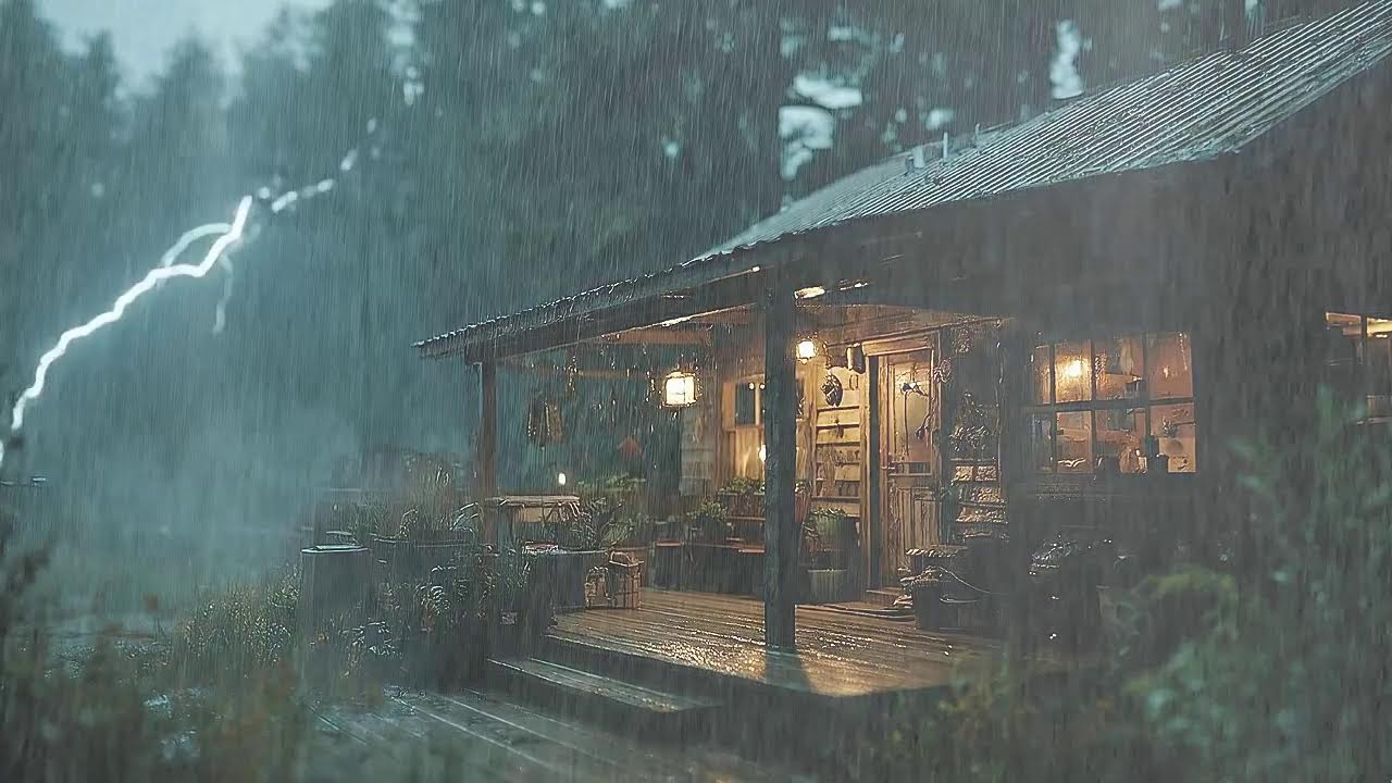 Ultimate Rainstorm for Sleep - Sleep in Minutes | Dark Screen Rain Sounds | Insomnia Help