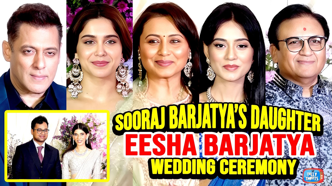Salman, Sonali, Amrita, Dilip & More Reunite! Sooraj Barjatya's Daughter Eesha's Grand Wedding 💍