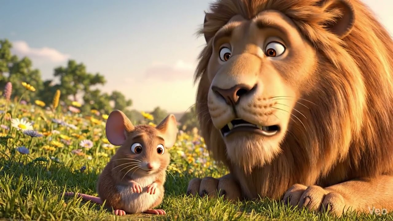 The Lion & The Little Mouse 🦁🐭 | A True Friendship Story