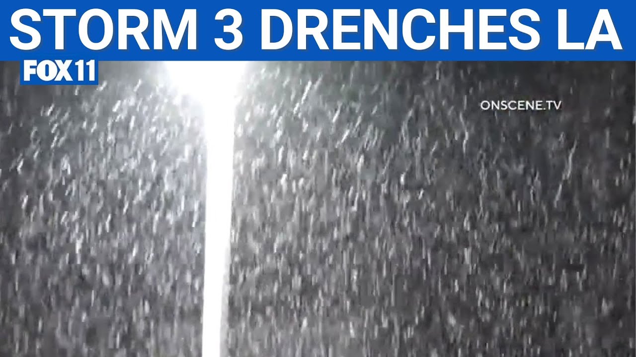 California hit with flooding amid third storm system in Los Angeles
