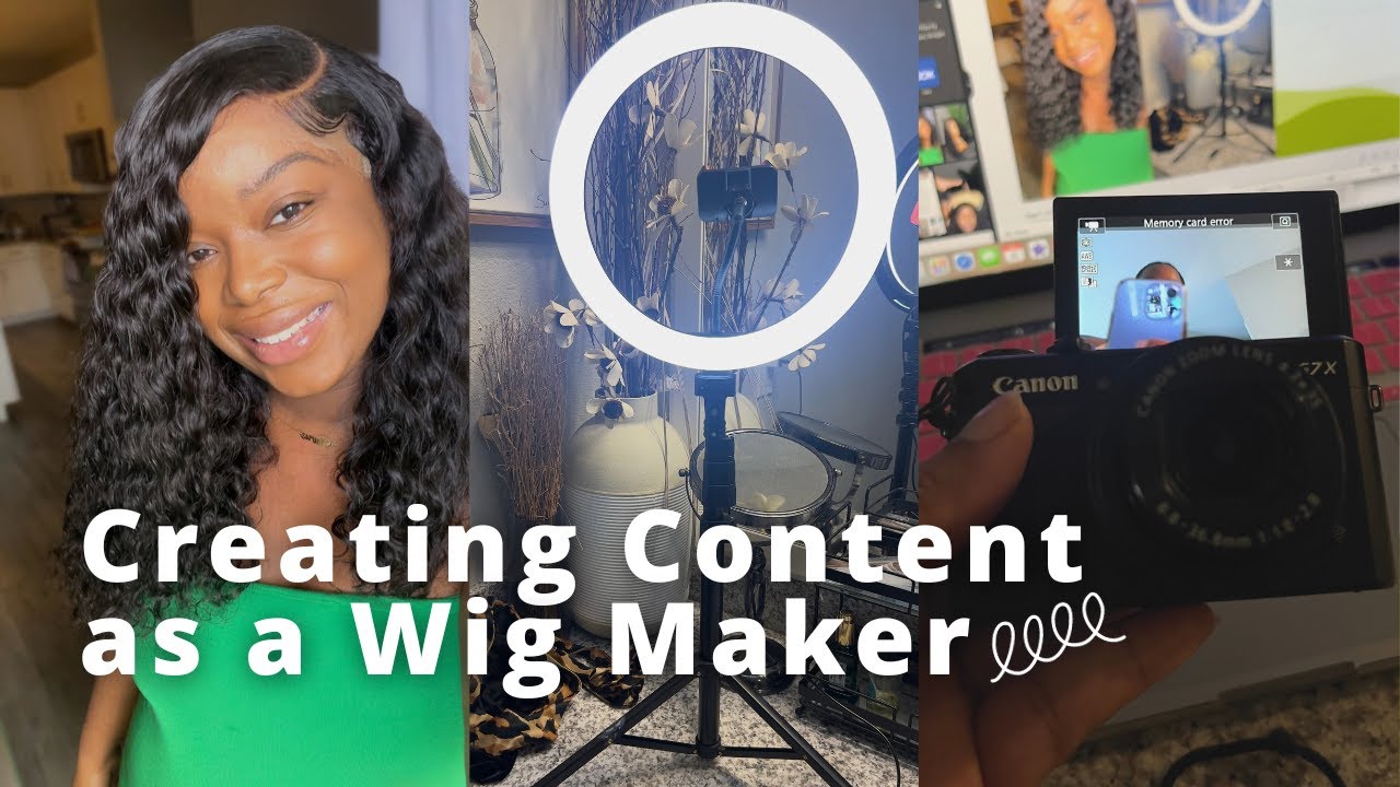 Content Creation for Wig Makers [DETAILED] My Process