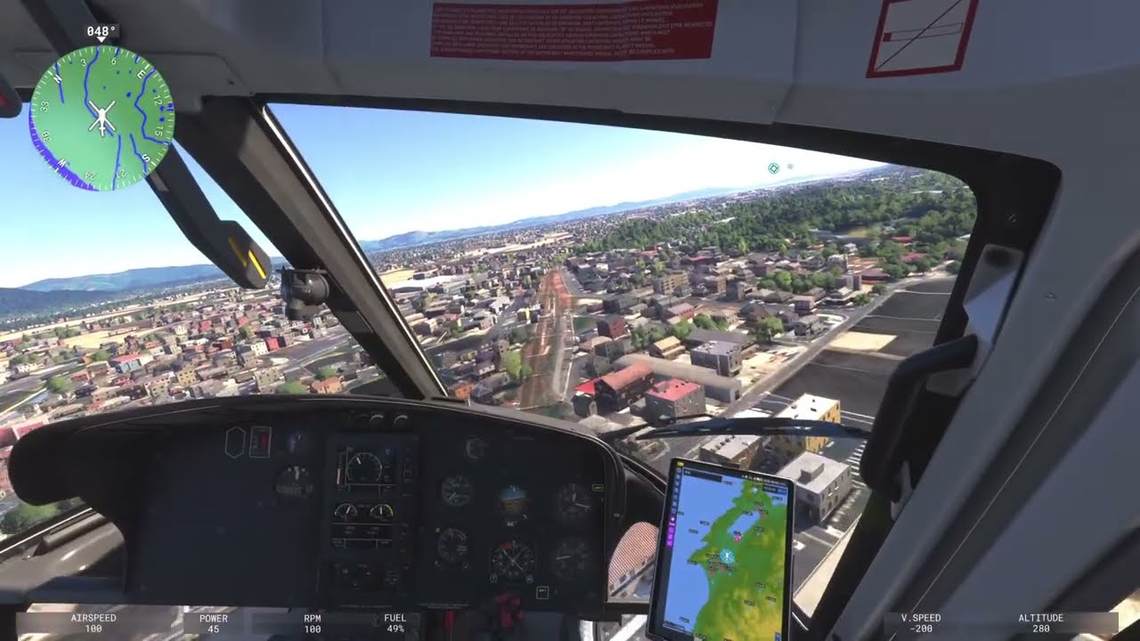 【MSFS2024】フリーフライト:特急やくもの路線を辿る 🛤️山陰本線出雲市駅→伯備線生山駅  🚁エアバスH125