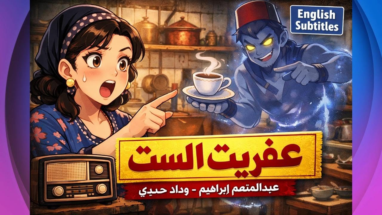 عفريت الست   تمثيلية كوميدية جامده من تراث الاذاعه   عبد المنعم ابراهيم   وداد حمدي !