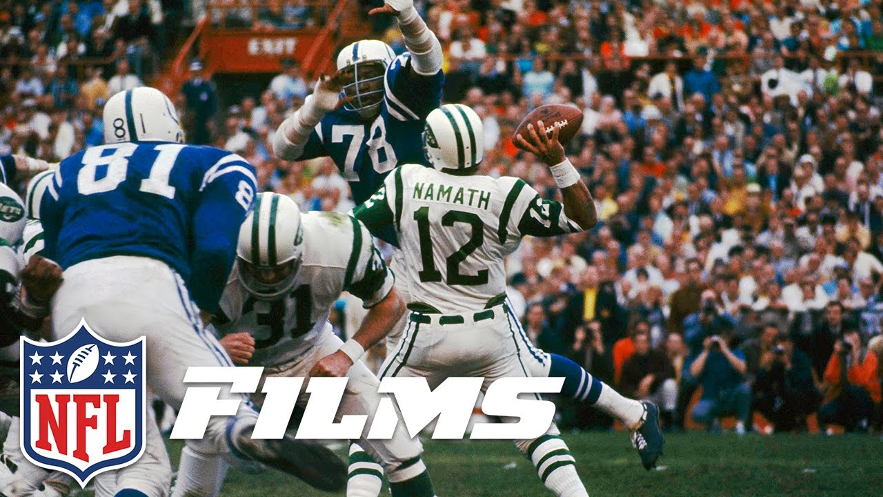 #1 Broadway Joe Namath's Upset Changes Football Forever | NFL Films | Top 10 Upsets