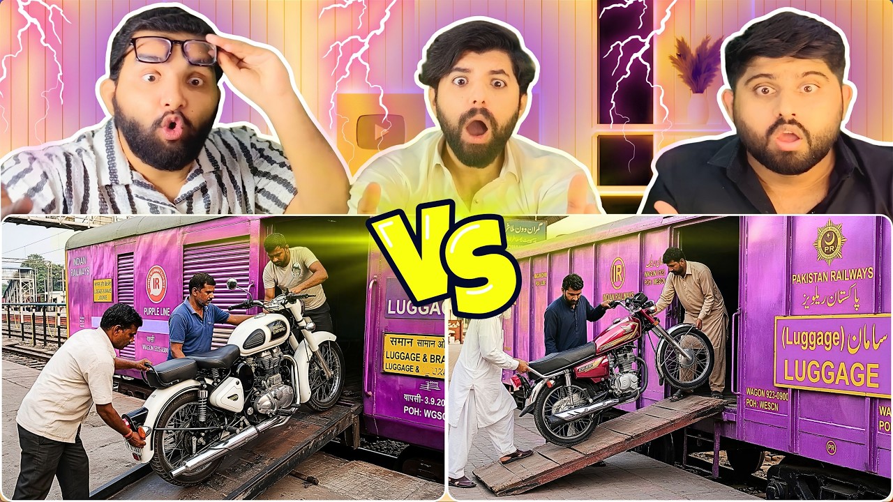 Reaction On How to Send Your Bike Through Railways Comparison | सफर | Pakistani Reaction🔥
