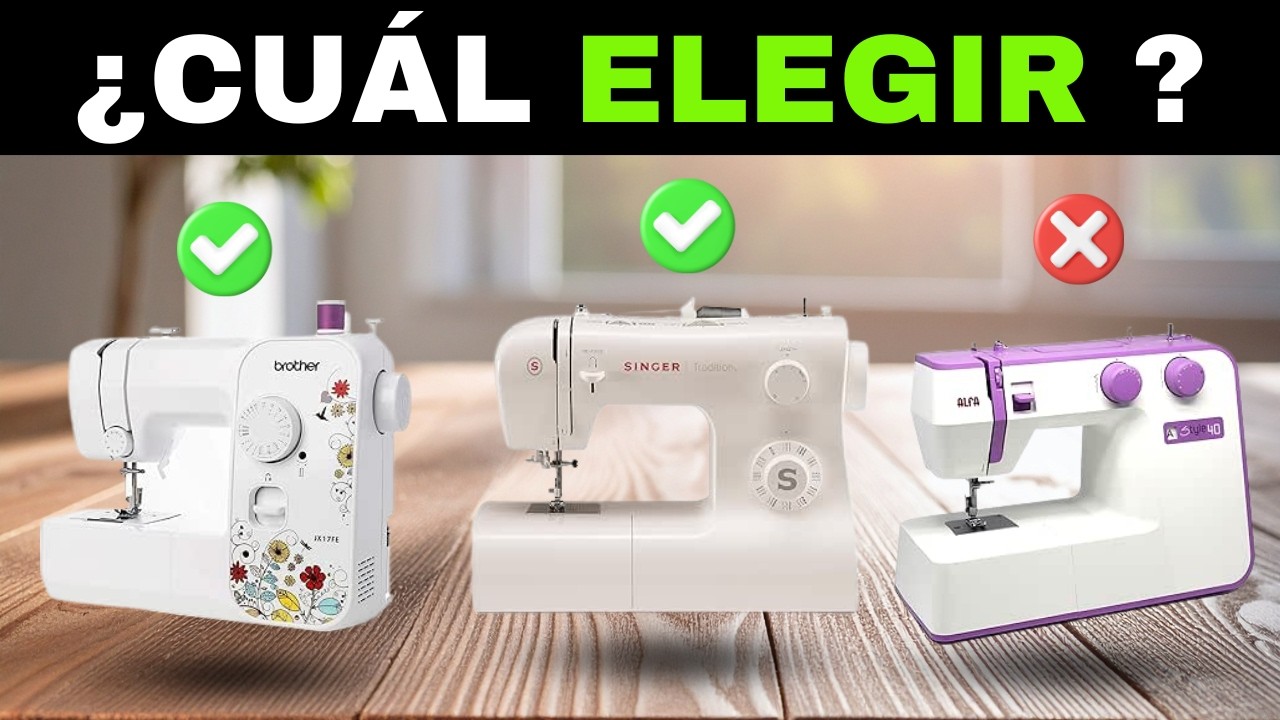 ✅7 Mejores Máquinas de Coser [2026] De Principiantes a Profesionales🧵Domésticas Calidad-Precio