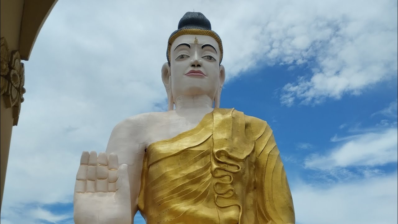 The world biggest Buddha statue in Myanmar#foryou #lillianကမ္ဘာအကြီးဆုံးထိုင်တော်မူဗုဒ္ဓရုပ်ပွားတော်