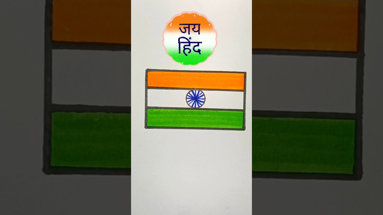 🇮🇳 Independence Day Flag Art 🇮🇳 #independencedayart #flagart #indianflag #shorts #viral #trending