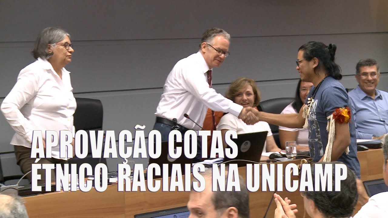 Aprova&ccedil;&atilde;o de cotas &eacute;tnico-raciais na Unicamp