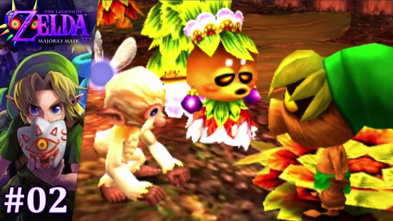 Le Temple du Bois Cascade - The Legend of Zelda Majora's Mask 3D #02
