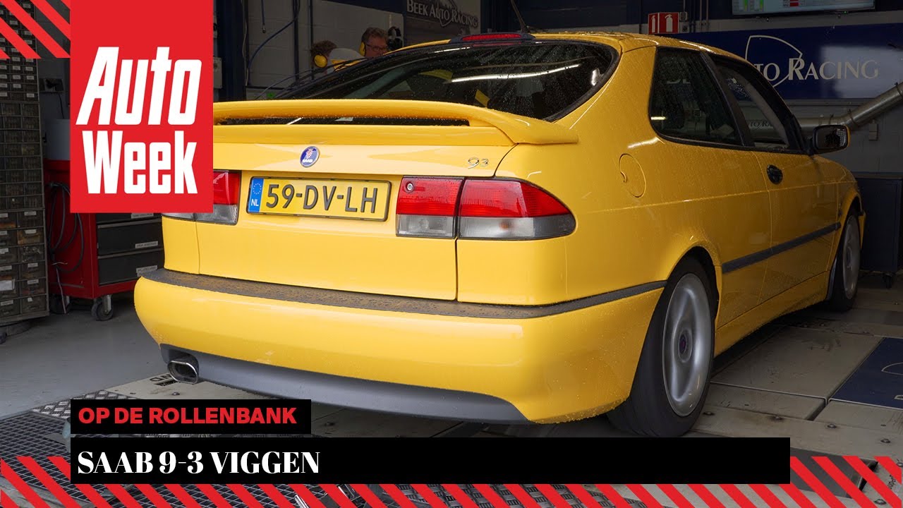 Saab 9-3 Viggen - Op de Rollenbank