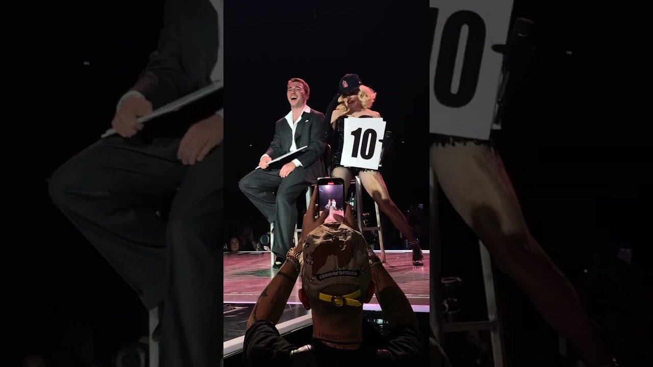 Madonna Vogue judging with Rocco Celebration Tour Stockholm