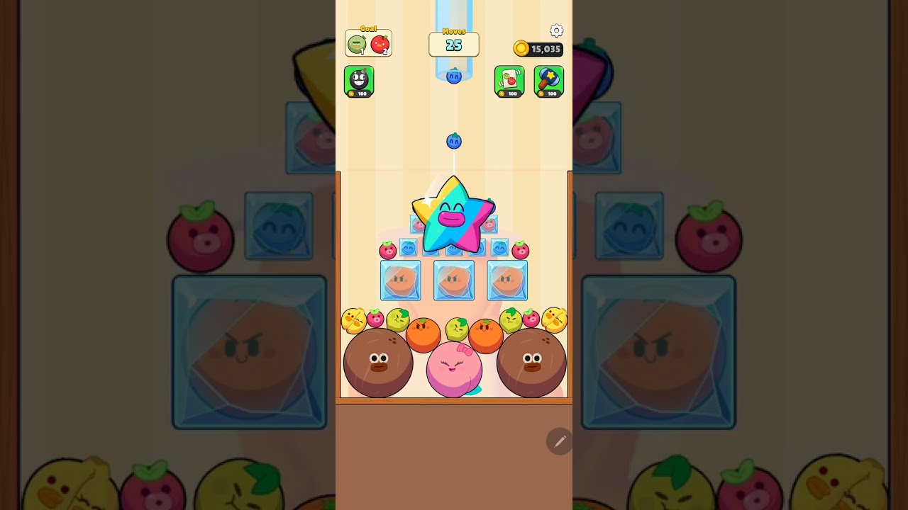 🍎When fruits fight till the last second! Long Clash, pure thrill🔥 #fruitsclash #pzgames #gamingbypz 