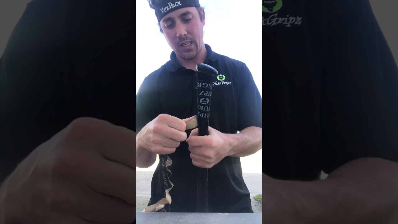 How To Wrap an Bat: Axe Handle w/ Bat Grip | VukGripz