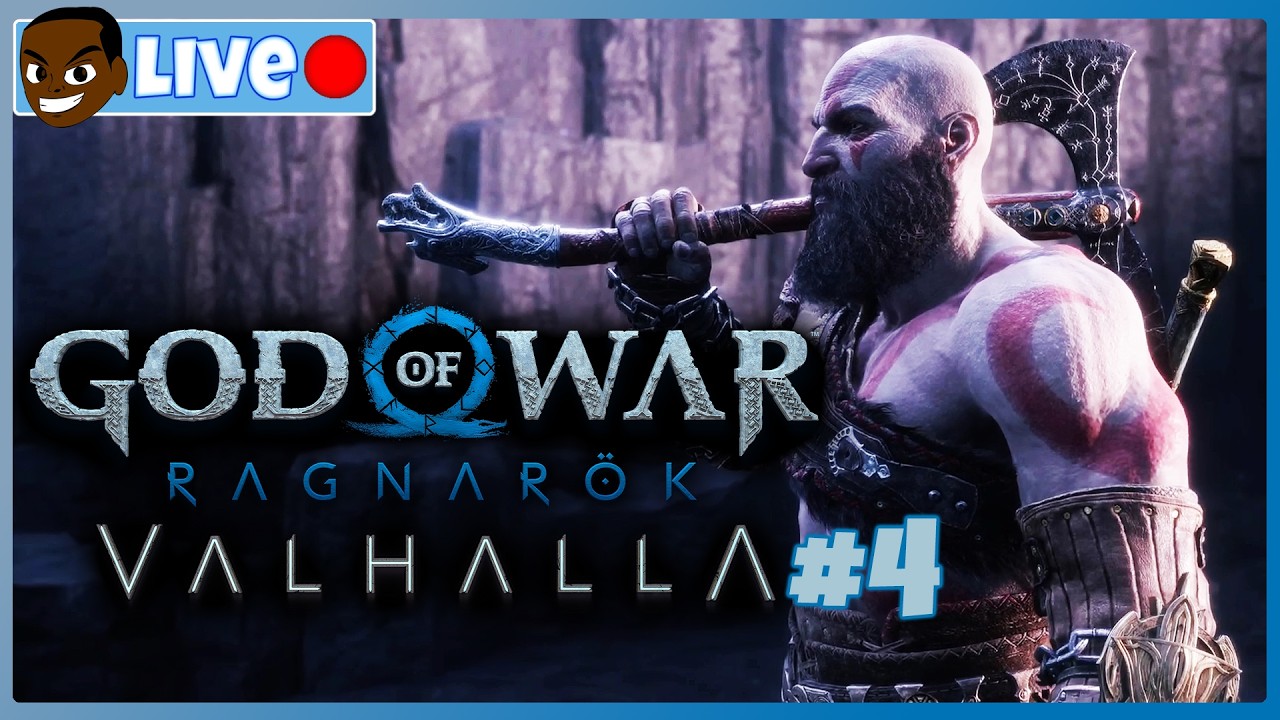 I HAVE TO SEE THIS THROUGH! God of War Ragnarok Valhalla - EP 4 - LIVE