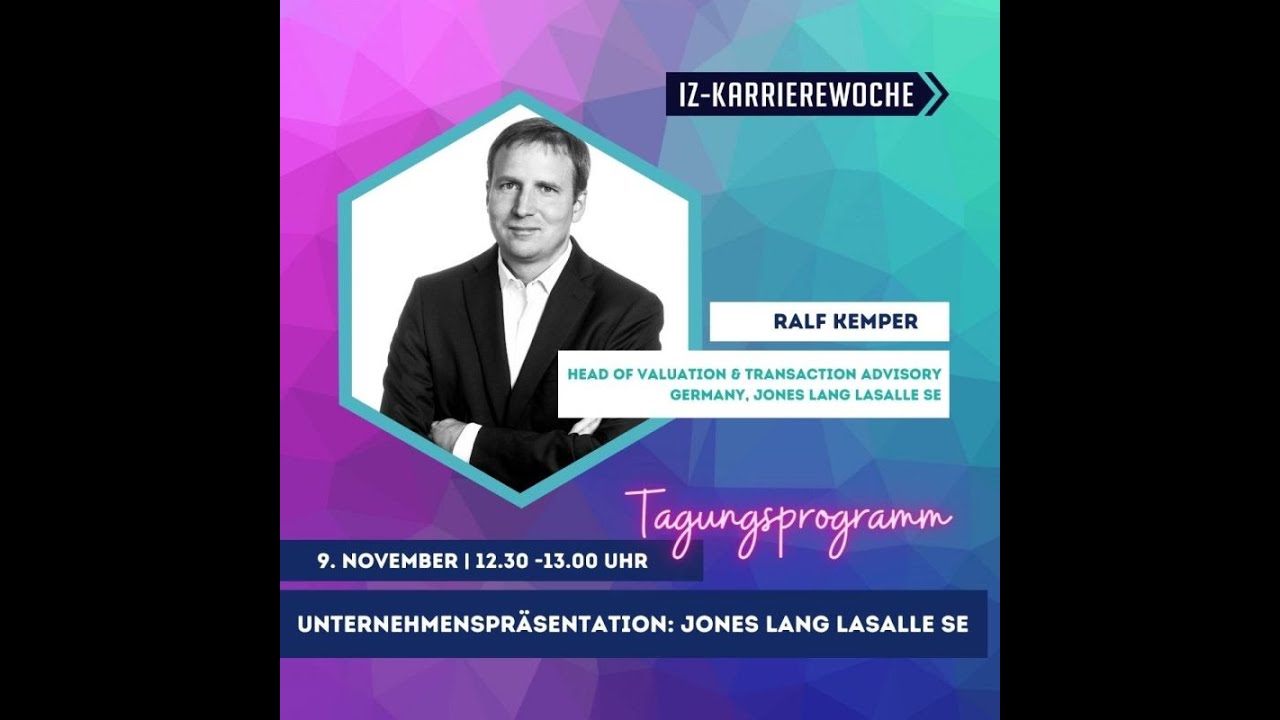 Unternehmenspr&auml;sentation  Jones Lang LaSalle SE