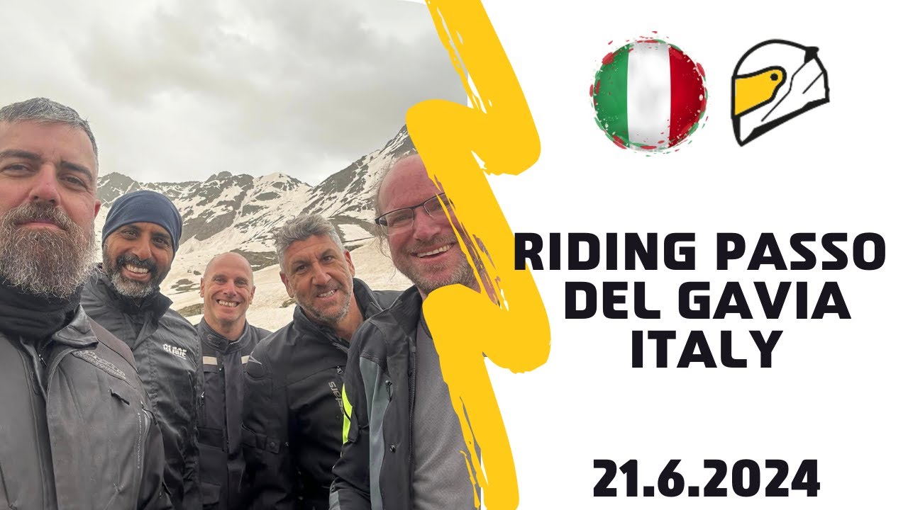 Passo del Gavia -  with motorcycles - Italy 21.6.2024