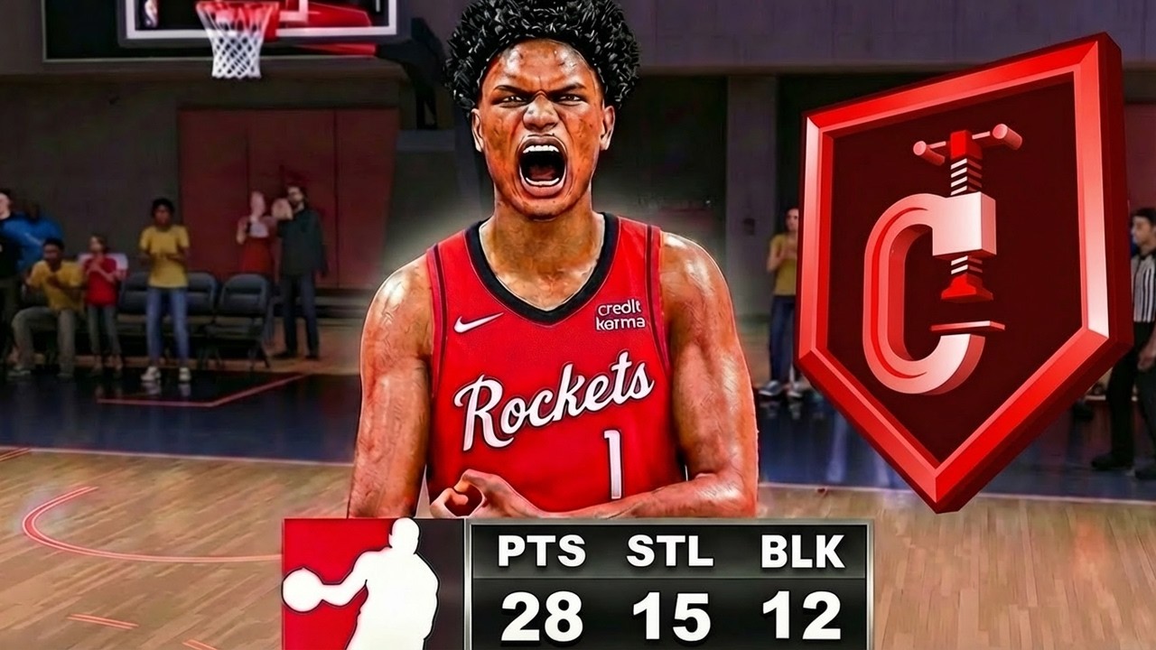 AMEN THOMPSON BUILD with MAXED PHYSICALS is OVERPOWRED in the RANDOM REC (NBA 2K26)