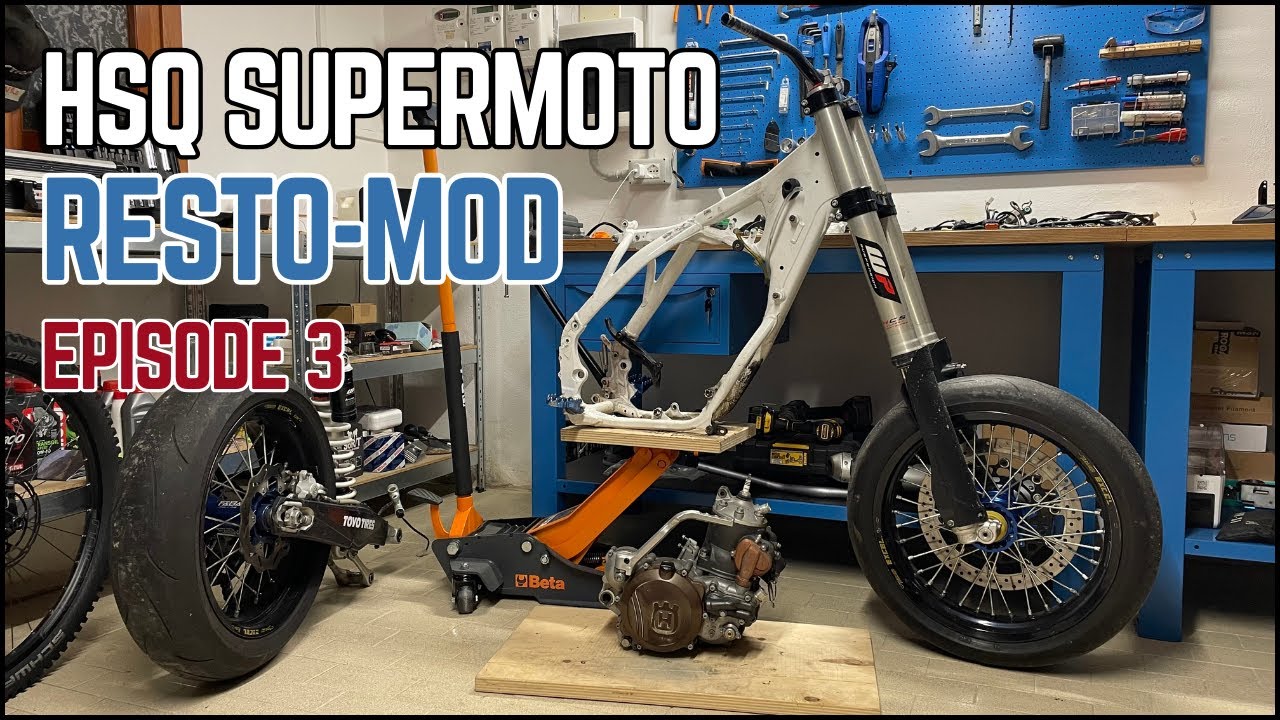 2Stroke Supermoto build : HSQ TE 250 - Ep.3