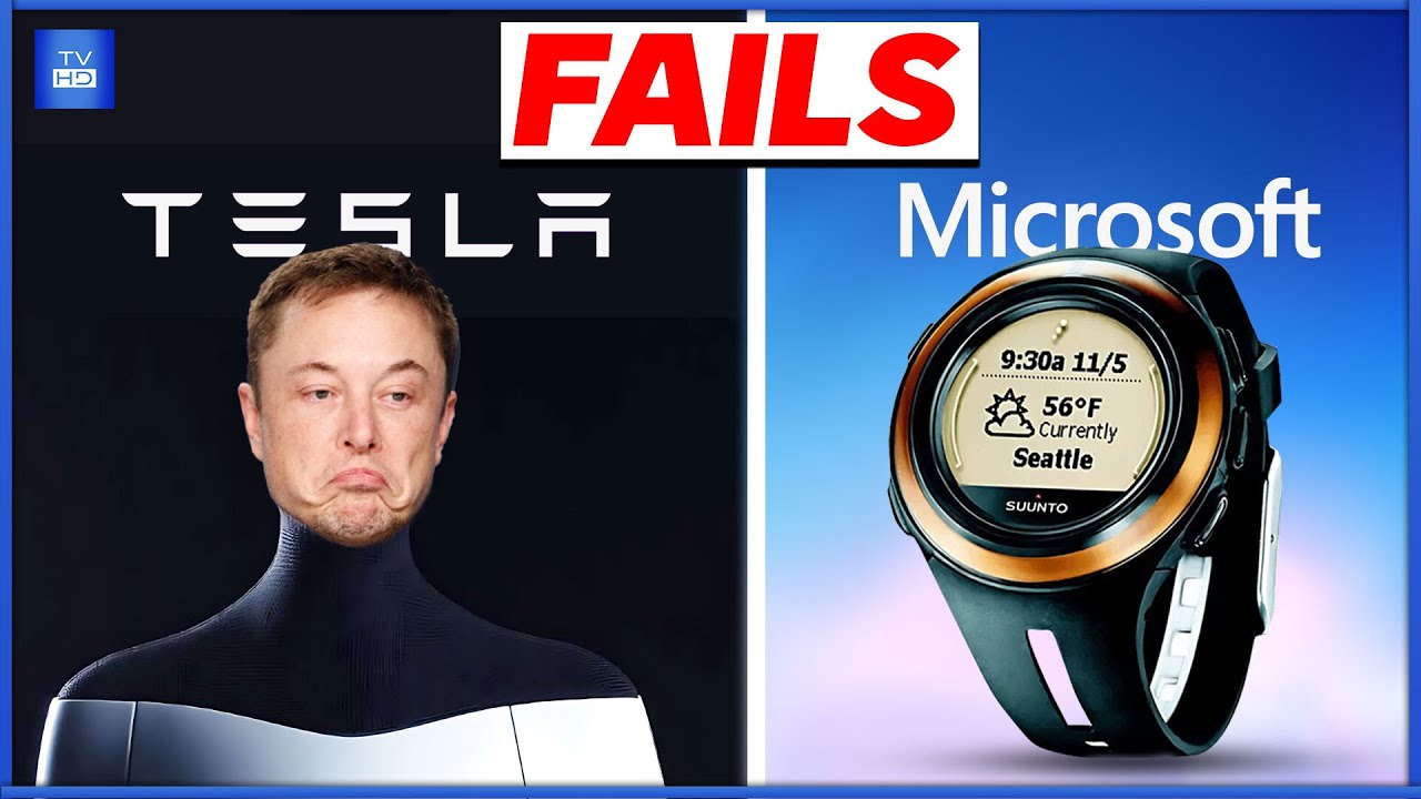 Counting Down the 11 Worst Tech Fails THAT Companies Buried!