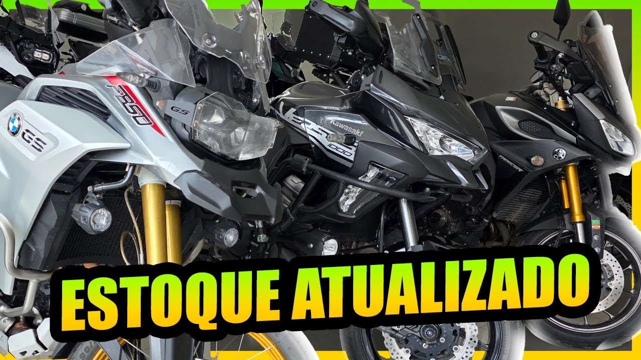 ESTOQUE IRADO E CHEIO DE NOVIDADES *MOTOS COMPLETAS PARA VIAGEM E ATÉ ABAIXO DA FIPE*