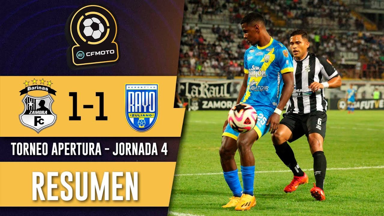El regreso al Agustín Tovar terminó con igualdad | Zamora Vs Rayo | LigaCFMoto | Jornada 4